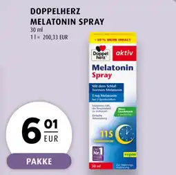 Scandinavian Park DOPPELHERZ MELATONIN SPRAY erbjuda