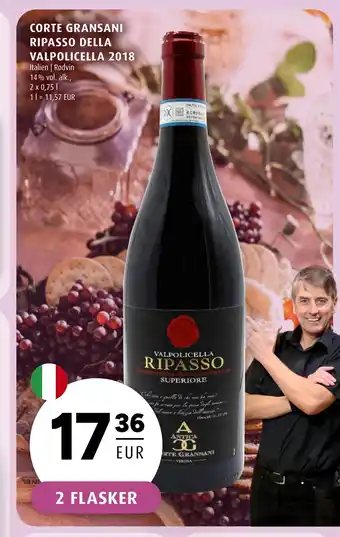 Scandinavian Park CORTE GRANSANI RIPASSO DELLA VALPOLICELLA 2018 erbjuda