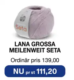 Selfmade LANA GROSSA MEILENWEIT SETA erbjuda