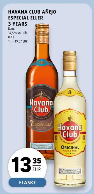 Scandinavian Park HAVANA CLUB AÑEJO ESPECIAL ELLER 3 YEARS erbjuda