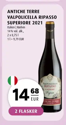 Scandinavian Park ANTICHE TERRE VALPOLICELLA RIPASSO SUPERIORE 2021 erbjuda