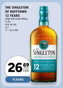 Scandinavian Park THE SINGLETON OF DUFFTOWN 12YEARS erbjuda