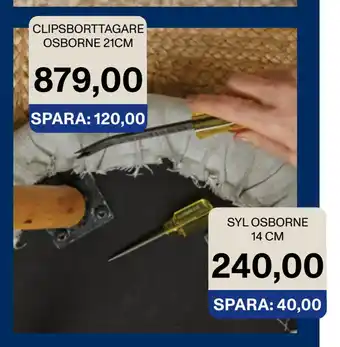 Selfmade CLIPSBORTTAGARE OSBORNE 21CM erbjuda