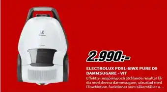 Electrolux PD91-6IWX Pure D9 Dammsugare - Vit