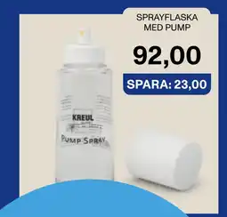 Selfmade SPRAYFLASKA MED PUMP erbjuda