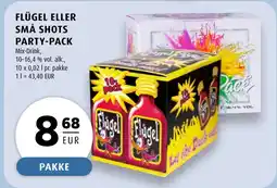 Scandinavian Park FLÜGEL ELLER SMÅ SHOTS PARTY-PACK erbjuda