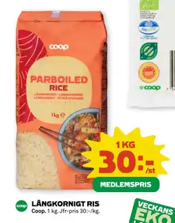 Coop LÅNGKORNIGT RIS erbjuda