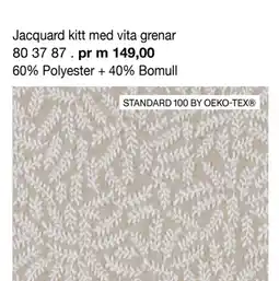 Selfmade Jacquard kitt med vita grenar 80 37 87 erbjuda