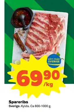 Stora Coop Spareribs erbjuda