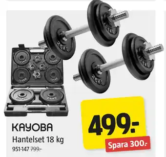 Jula Hantelset 18 kg erbjuda