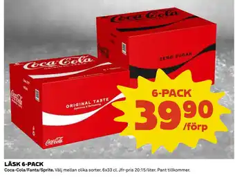 Coop LÄSK 6-PACK erbjuda