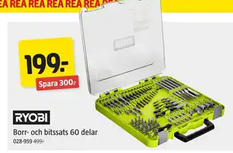 Jula Borr- och bitssats 60 delar erbjuda