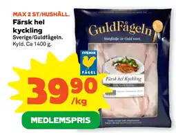 Stora Coop Färsk hel kyckling erbjuda