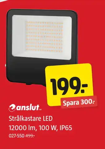 Jula Strålkastare LED 12000 lm, 100 W, IP65 erbjuda