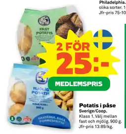 Stora Coop Potatis i påse erbjuda