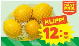 Stora Coop Citroner i nät erbjuda