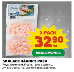 Coop SKALADE RÄKOR 2-PACK erbjuda