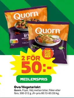 Stora Coop Ovo/Vegetariskt erbjuda