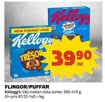 Coop FLINGOR/PUFFAR erbjuda