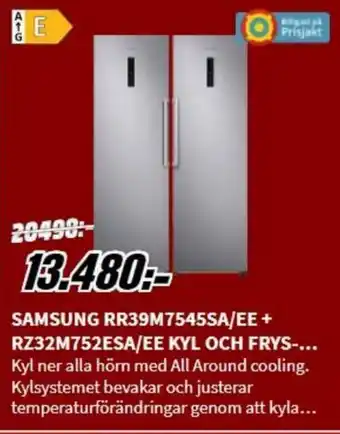 Samsung RR39M7545SA/EE+ RZ32M752ESA/EE KYL Och Frys