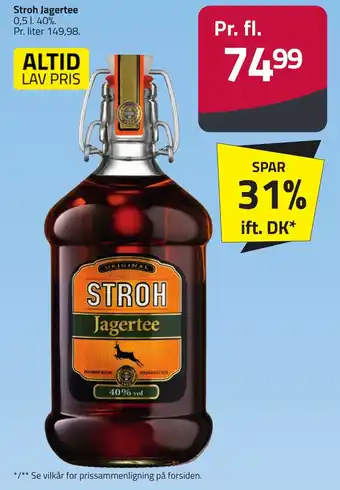 Fleggaard Stroh jagertee erbjuda