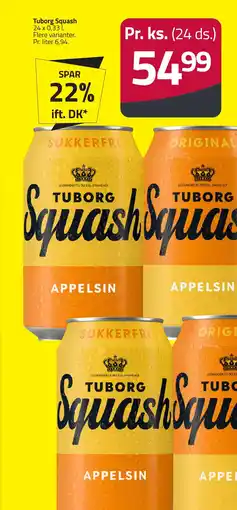 Fleggaard Tuborg squash erbjuda