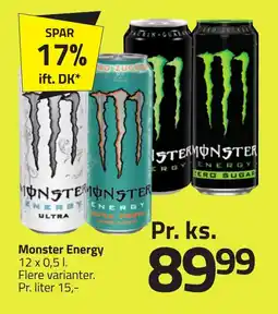 Fleggaard Monster energy erbjuda