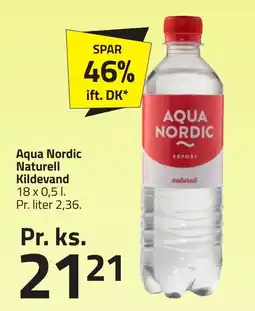 Fleggaard AQUA NORDIC Naturell kildevand erbjuda