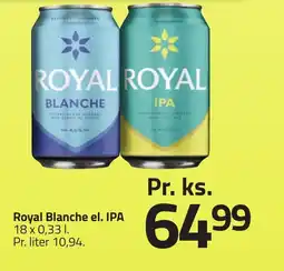 Fleggaard ROYAL Blanche el. IPA erbjuda