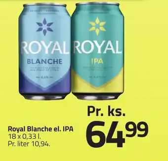 Fleggaard ROYAL Blanche el. IPA erbjuda