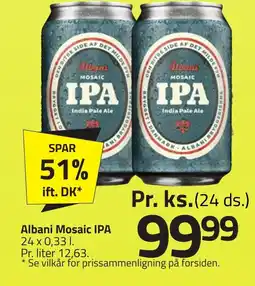 Fleggaard Albani Mosaic IPA erbjuda