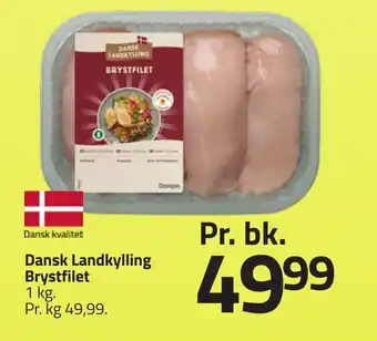 Fleggaard Dansk Landkylling Brystfilet erbjuda