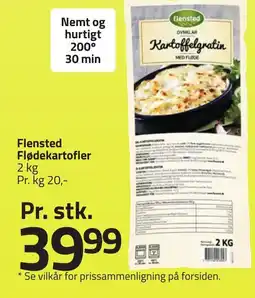 Fleggaard Flensted Flødekartofler erbjuda