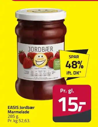 Fleggaard EASIS Jordbær Marmelade erbjuda