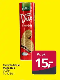 Fleggaard Chokoladekiks Mega Duo erbjuda