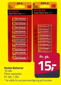 Fleggaard KODAK Batterier erbjuda