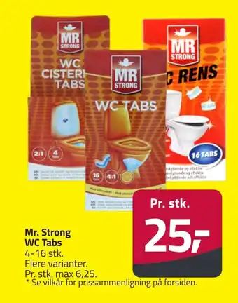 Fleggaard Mr. Strong WC Tabs erbjuda