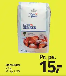 Fleggaard Dansukker erbjuda