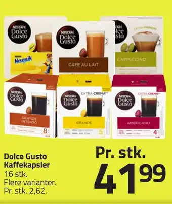 Fleggaard Dolce Gusto Kaffekapsler erbjuda