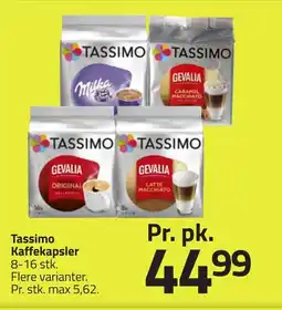 Fleggaard TASSIMO Kaffekapsler erbjuda