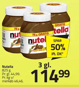 Fleggaard NUTELLA erbjuda