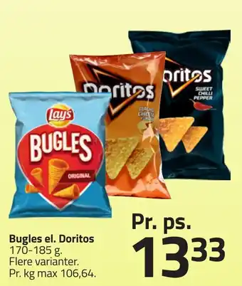 Fleggaard Bugles el. Doritos erbjuda