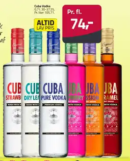 Fleggaard CUBA Vodka erbjuda