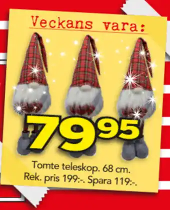 Bo Ohlsson Tomte Teleskop 68 cm erbjuda