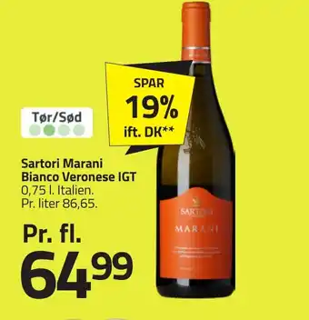 Fleggaard Sartori Marani Bianco Veronese IGT erbjuda