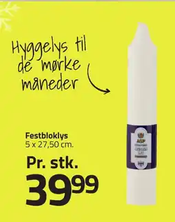 Fleggaard Festbloklys erbjuda