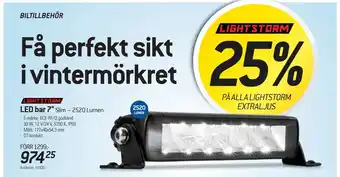 thansen LED bar 7 erbjuda