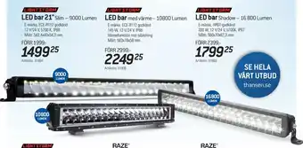 thansen LED bar 21 erbjuda