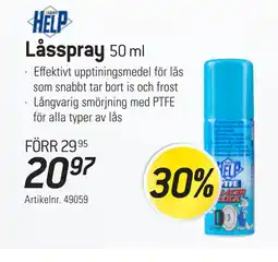 thansen Låsspray erbjuda