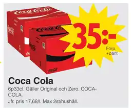 Matöppet Coca Cola erbjuda